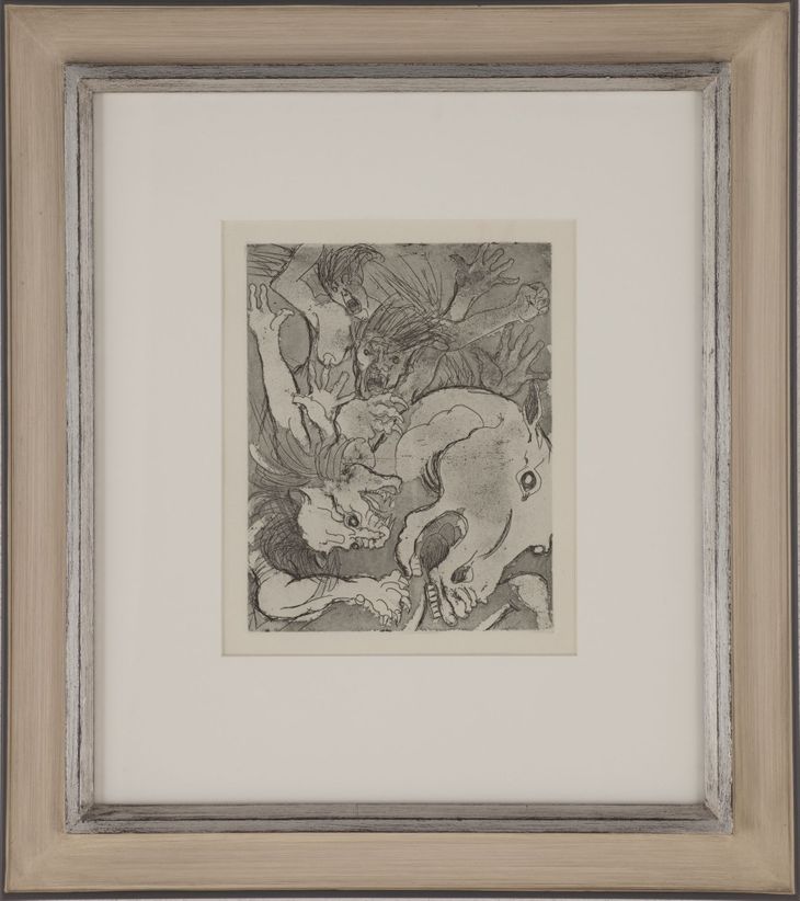 Kůň a ženy přepadené šelmou (Mobilisace) (Torso naděje IV) - 1